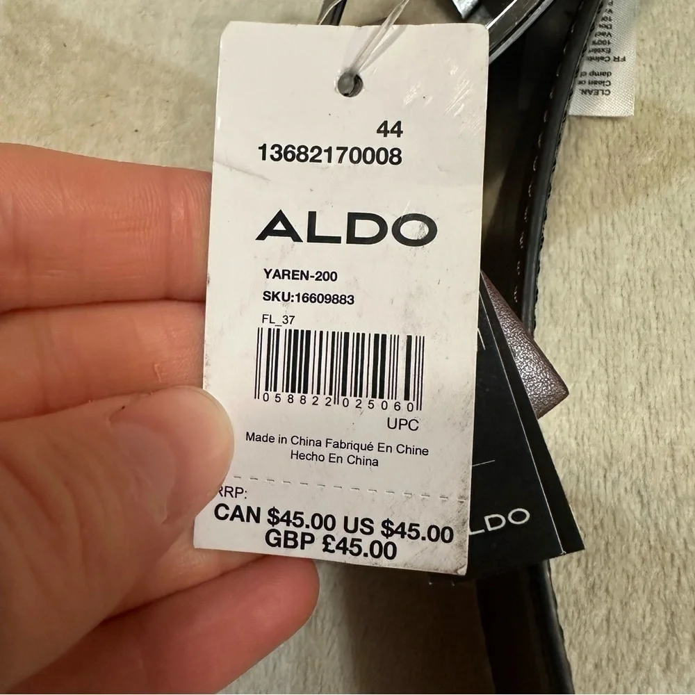 Aldo YAREN200 BROWN Men's Reversible Belt size 44